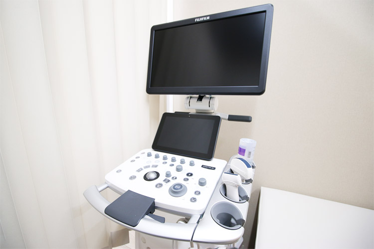 超音波診断装置（関節エコー、腹部エコーなど）